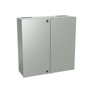 Type 1 | Double door metering cabinet with padlockable 1/4 turn locks