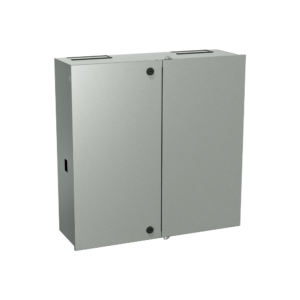 Type 1 | Double door metering cabinet with Hydro-Quebec specifications with 1/4 turn locks padlockable
