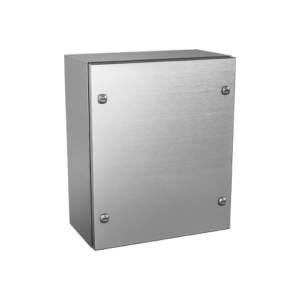 Type 4X, 12 | Aluminum single door enclosure with cover secured by 1/4 turn, protection against corrosion