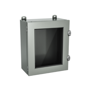 Type 4, 12 | Single door JIC enclosure with external locks and windowed cover