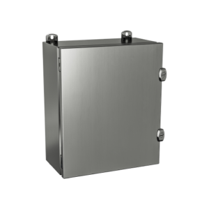 Type 4X, 12 | Single door JIC stainless steel enclosure with external locks, protection against corrosion