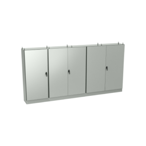 Type 12, 13 | 5 doors cabinet with padlockable 3 point lock mechanism