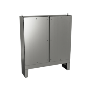 Type 4X, 12 | Stainless steel double door cabinet with adjustable interior panel and 1/4 turn locks
