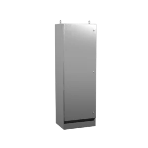 Type 4X | Stainless steel single door cabinet with 1/4 turn locks