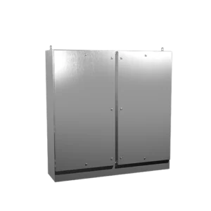 Type 4X | Stainless steel double door cabinet with 1/4 turn locks