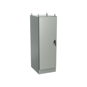 Type 12, 13 | Single door cabinet with double access, adjustable interior panel and padlockable 3 point lock mechanisms