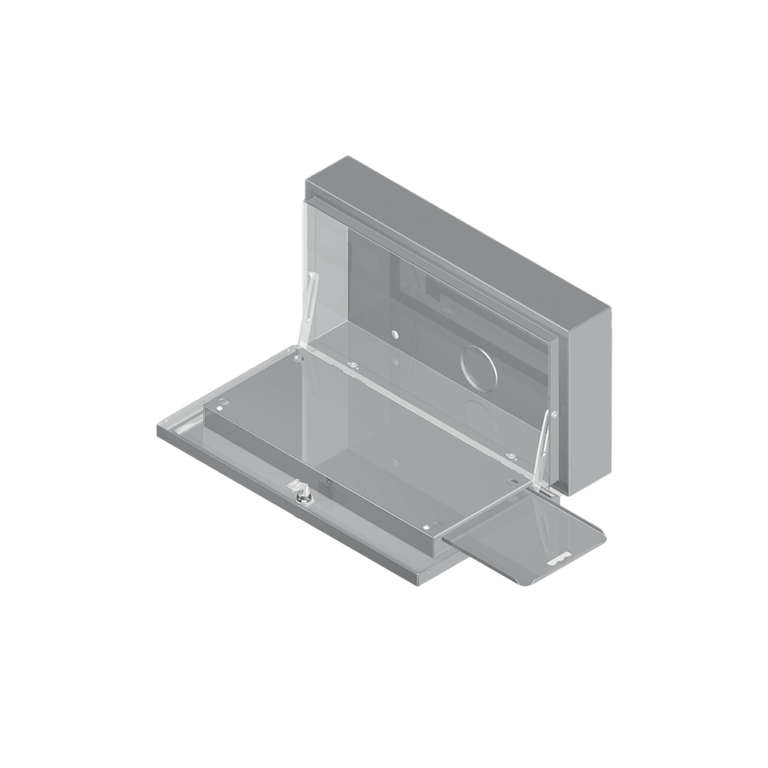 External Console Window MTRX External Keyboard Tray & Screen Console - EXM Manufacturing