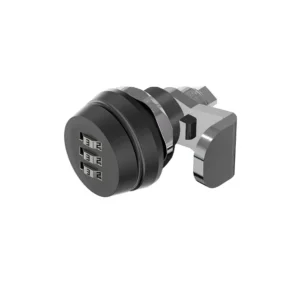 Black anodized Combination lock